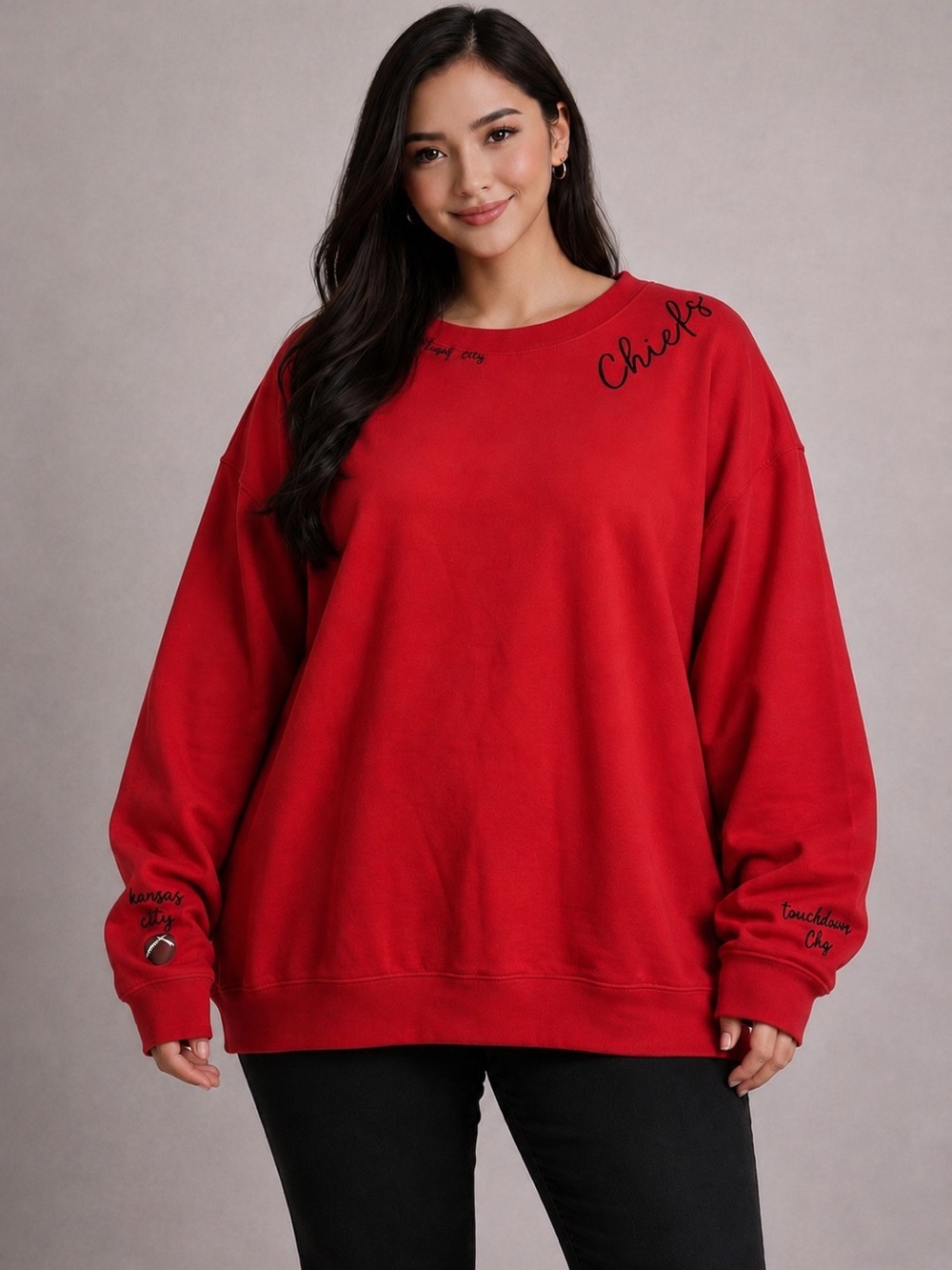 Kansas City Chiefs Red Sweatshirt 4XL NWT Oversized NFL Football Pullover
